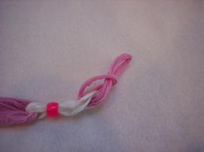 Step 7 Easy kids craft - lanyard